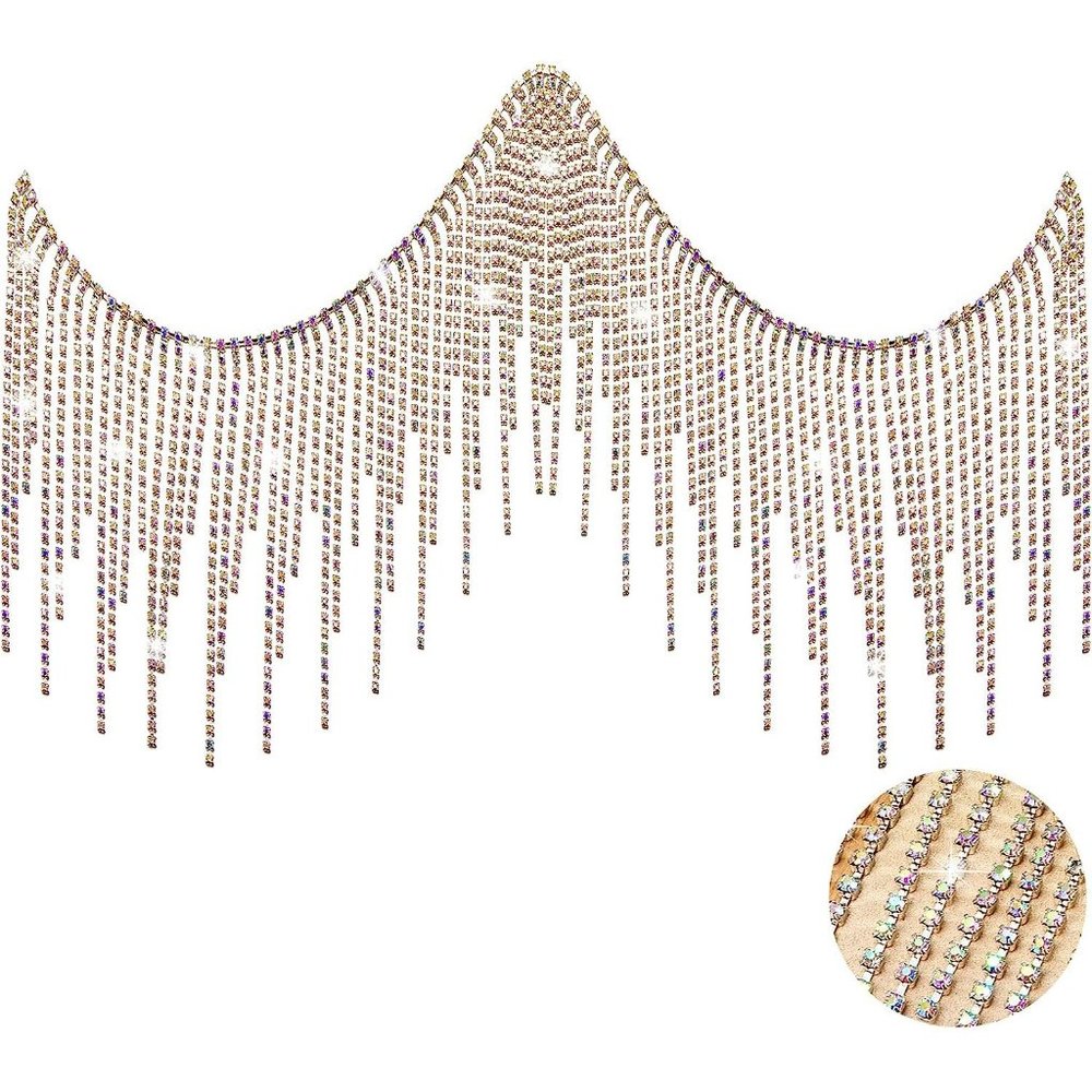NEW Sparkling Bling Swarovski Crystal Rhinestone Tassels: DIY Supplies +… - Picture 3 of 13
